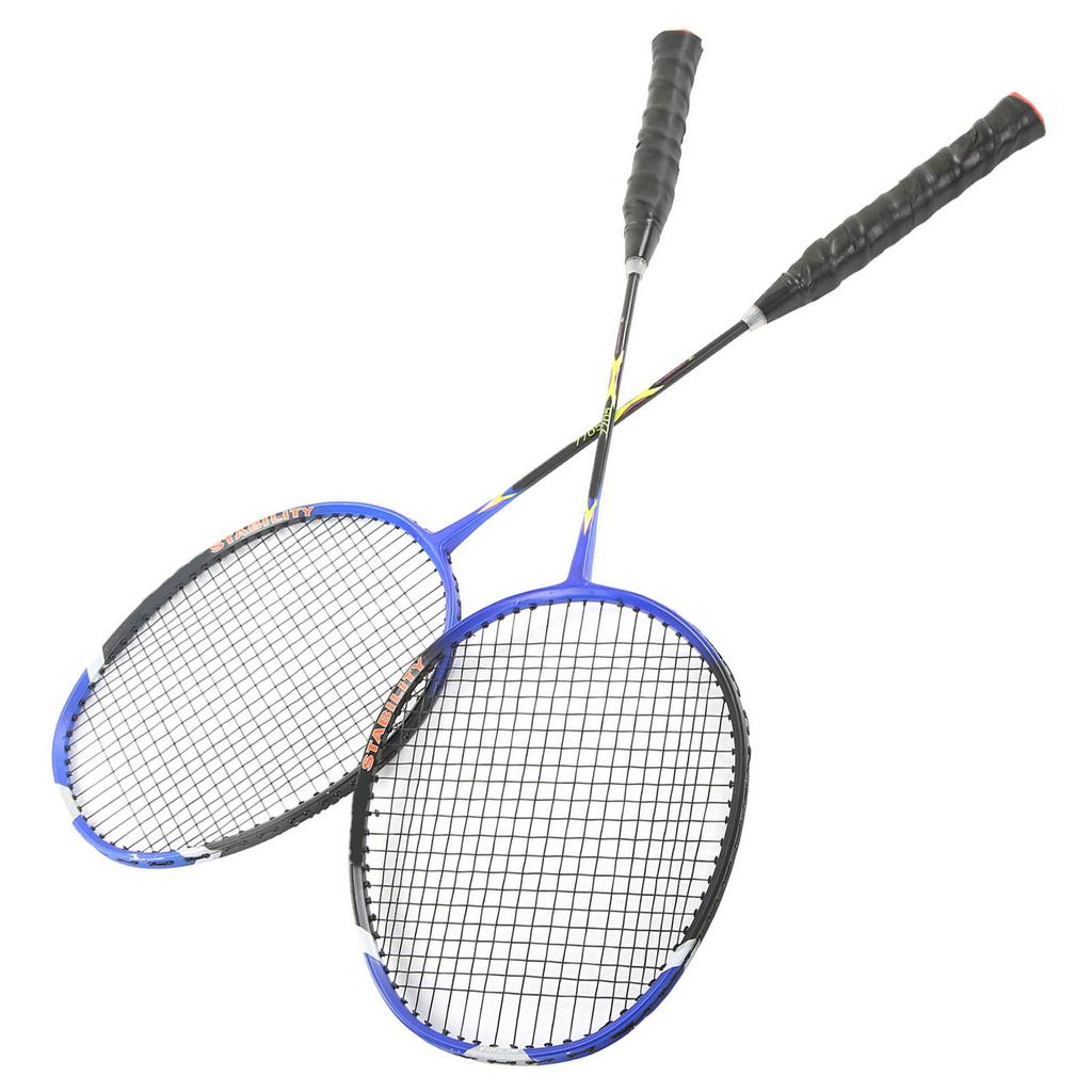 2Pcs Badminton Racket Carbon Alloy Ultra Light Sports Accessory for Training Competition
