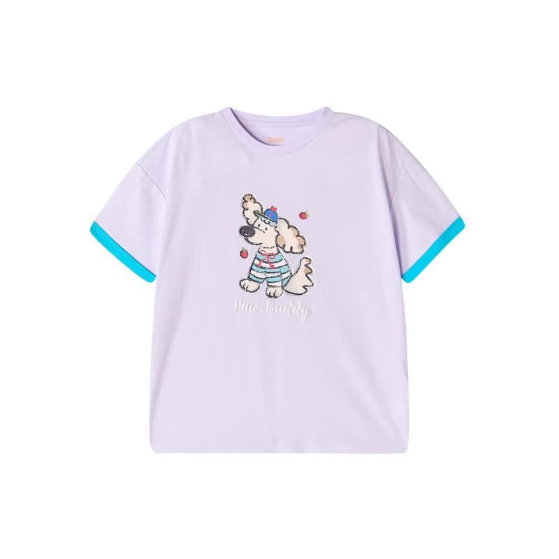 Desha Girls  Short Sleeve Round Neck T-Shirt 150