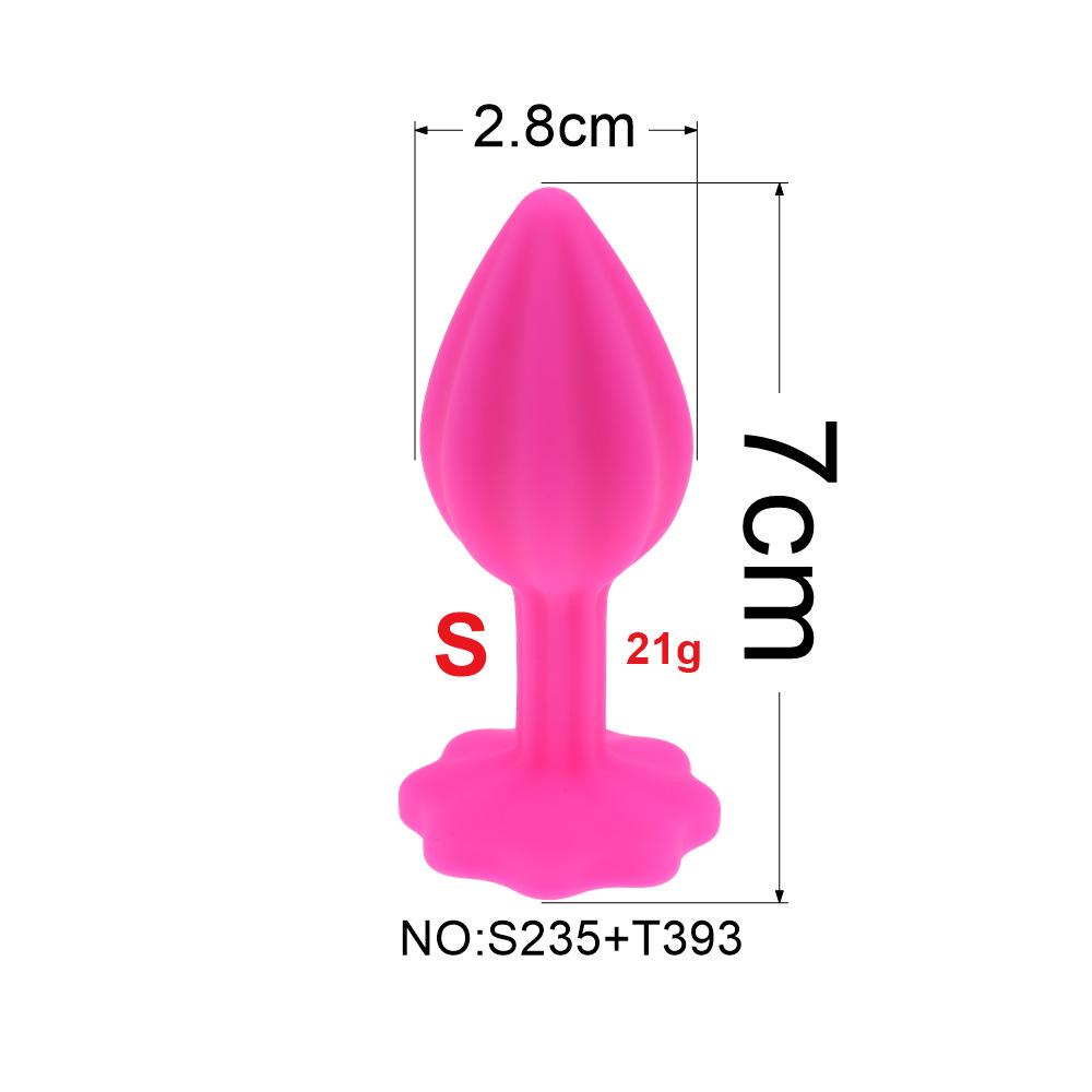 Silicone Detachable Tail Excluding Diamond Screw Anal Plug Accessory