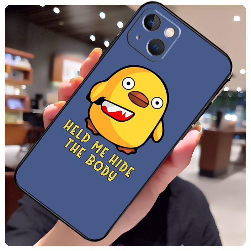 Duck With Knife Duck Cute Case For iPhone 13 Pro Max 16 15 11 12 14 17 Pro Max mini 15 16 Plus 16e 17 Air Phone Cover