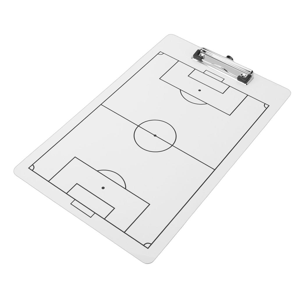 Soccer Dry Erase Board Easy Drawing PVC Soccer Clipboard for Training Strategy Demonstration