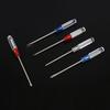 50Pcs  Flat & Slotted Bit Screwdriver with Crystal Handle for Daily Repairs and DIY Projects Steel Construction