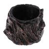2Pcs Resin Bowl Dish Feeder Plate for Terrarium Reptile Tanks- Tree Stump Shape