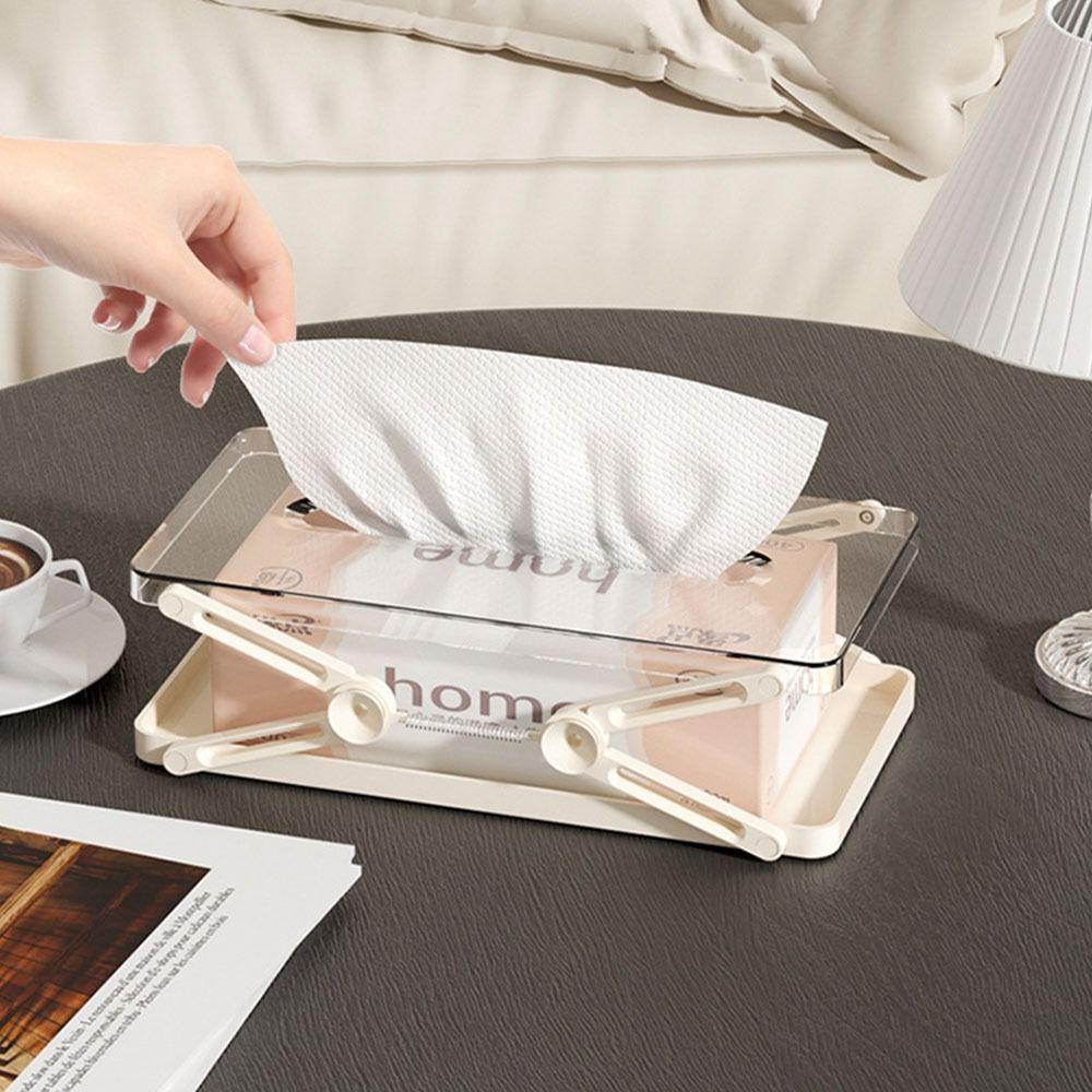 Velkokapacitní pružinový box na kapesníky Skládací úložný kontejner na kapesníky Nový nástroj na kapesníky