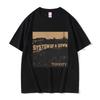 Rock Band System of A Down Toxicity Music Album Cover T Shirts Men Vintage Oversized Tees Male Alternative Metal Music Tshirt