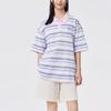 Puma Downtown Color Block Striped Short Sleeve Polo Shirt Unisex Polo Shirts Light-Pink 630119-93