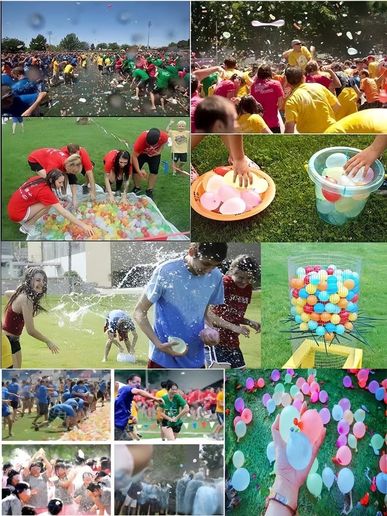 Mini Colorful Water Balloon Toy Summer Outdoor Party Beach Water Fight Quick Water Balloon Fun Water Carnival Water Balloon