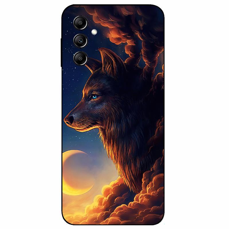 For Samsung A14 4G A 14 M14 5G Case Painted TPU Soft Silicone Black Funda for Samsung Galaxy A14 A145F Bumper GalaxyA14 M 14 Bag