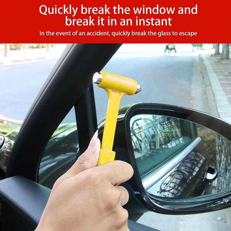 Car Safety Hammer 2 In1 Car Safety Hammer Window Breaker Seat Belt Cutter Portable Car Safety Hammer Emergency Escape Tool