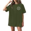 Women Casual Crew Neck Short Sleeve T Shirt 250th Anniversary Graphic Print Loose Fit Lightweight Top