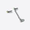 Rush Off Aurora Cubic Chain Earrings (Titanium Posts)