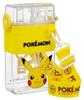 Square Water Direct Shoulder 2-Way Bottle, 600ml, Straw, Drinking, Cover, Strap, Pokémon, Boys, PSQW6-A