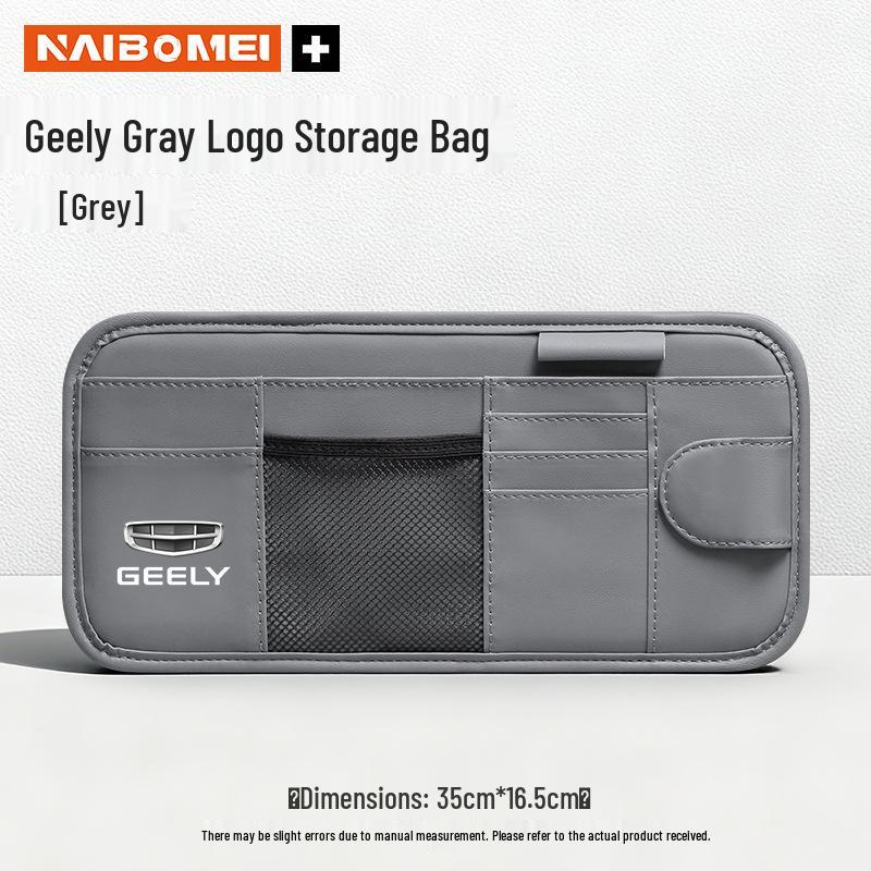 

Car Glasses Clips, Sun Visor Storage Bags & Decorations for Geely Xingyue, Binyue, Emgrand, Borui, Geometry ICON Models.