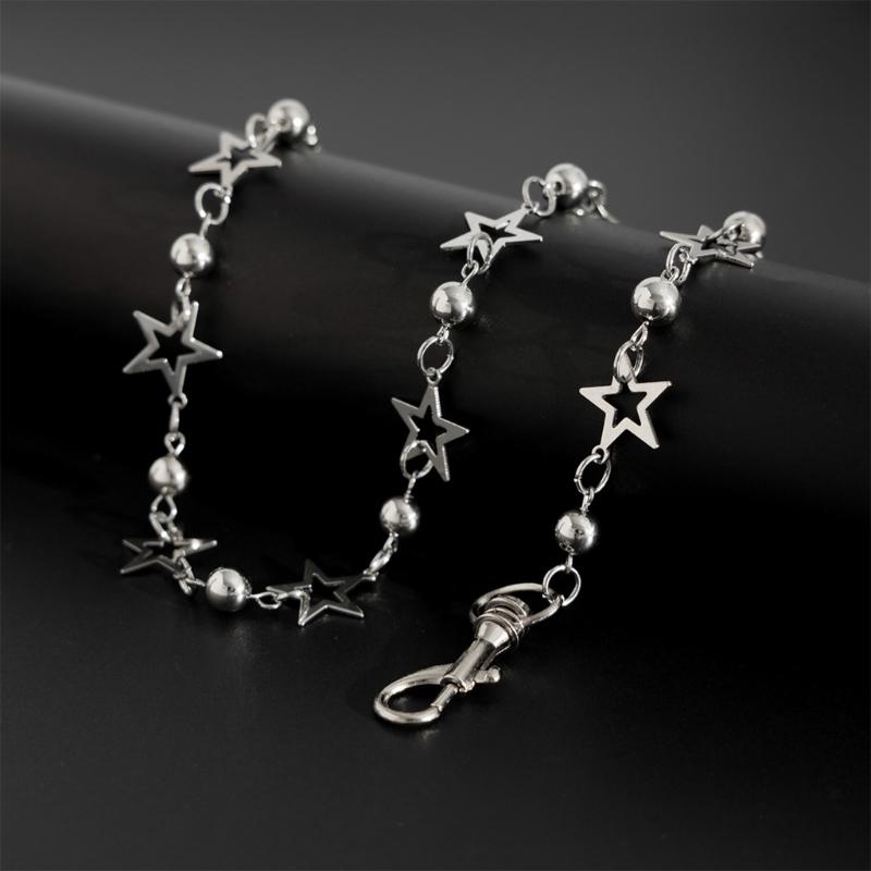 Fashionable Star Bead Chain Pants Accessory Fashion Belt Chain For Trendsetters And Street Style Enthusiasts