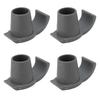 4pcs Walker Ski Glides Anti Slip Walker Glides for Seniors Mobility Aid Accessory Replacement