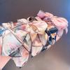 Stunning Women Head Wears Top Big Bow Knot Hairband for Adult Shopping Party Wedding Photography Headpiece Kapok Print Headband