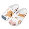 Unisex EVA Clogs Color Print Water Friendly Soft Slip On Garden Shoes Beach Pool Bathroom Home Leisure Sandals Casual Walking