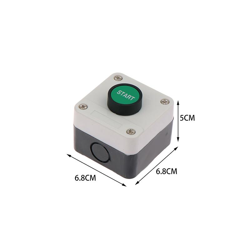 1 Piece Emergency Stop Industrial Control Button Box With Arrow Symbol Cnc Start Stop Self Sealing Waterproof Button Switch