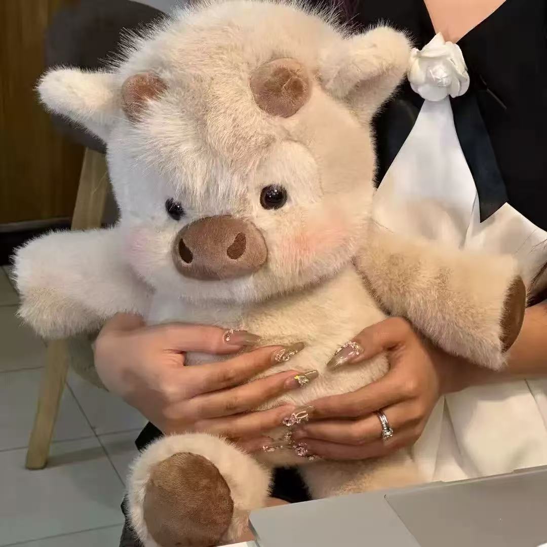 

45-60Cm Running Little Fragrant Pig Doll Su Gaodi Little Cow Plush Plaything Soothing Sleeping Pillow Foreign Trade Doll 45cm