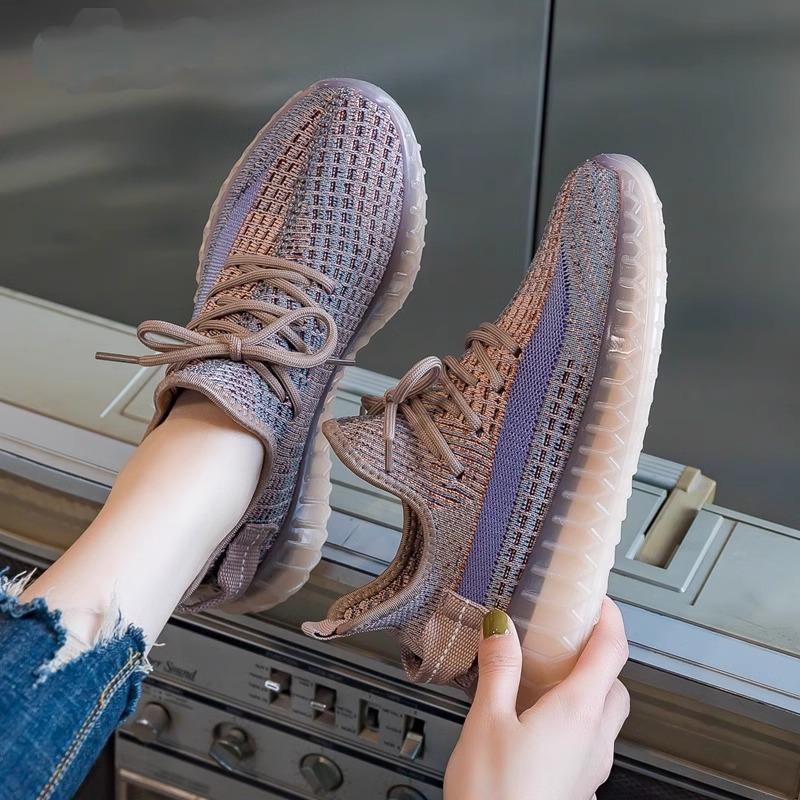 Coconut shoes women's shoes spring and autumn 2025 new fly-woven shoes mesh men's shoes sports shoes soft-soled casual running shoes