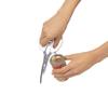 Kai Corporation KAI Kitchen Scissors with Can Lid Opener and Bottle Lid KAI Made In DH8001 Multi-Function Opener, White, KITCHEN, Japan,