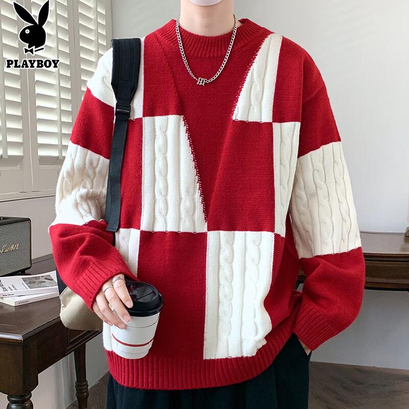

Playboy Men s Cable Knit Turtleneck Sweater XL