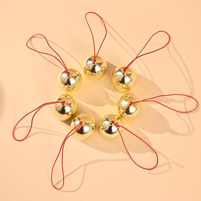 10/20 Stück DIY Messing Mini-Glocke Weihnachten Metallglocke Dekoration Anhänger Türglocke DIY Handwerk Windspiel Messingglocke Dekoration Zubehör