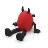 Flexible Joint Artistic Rabbit Egg Sculpture Modern 3D Printed Action Figure Ornaments, Minimalist Display Piece for Collectors