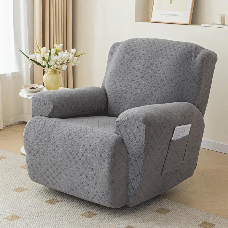 Premium 1/2/3 Seater Separated Recliner Sofa Covers Elastic Jacquard Recliner Couch Cover Armchair Cover Living Room Funda Sillon Relax