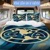 Club América logo Pattern Bedding,Quilt Set Quilt Cover Pillowcase Home Birthday Gift (1*duvet cover+2*pillowcase,without core)XSJT0917423