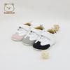 German Style Infant Training Shoes: Soft Sole, Non-Slip, Color Block White - For Boys & Girls, 6-12 Months