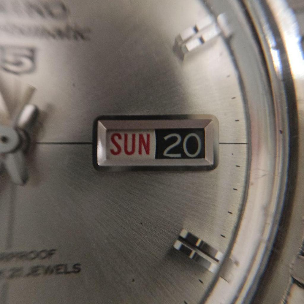 Used SEIKO Sportsmatic 5 Watch 6619-9000 Working