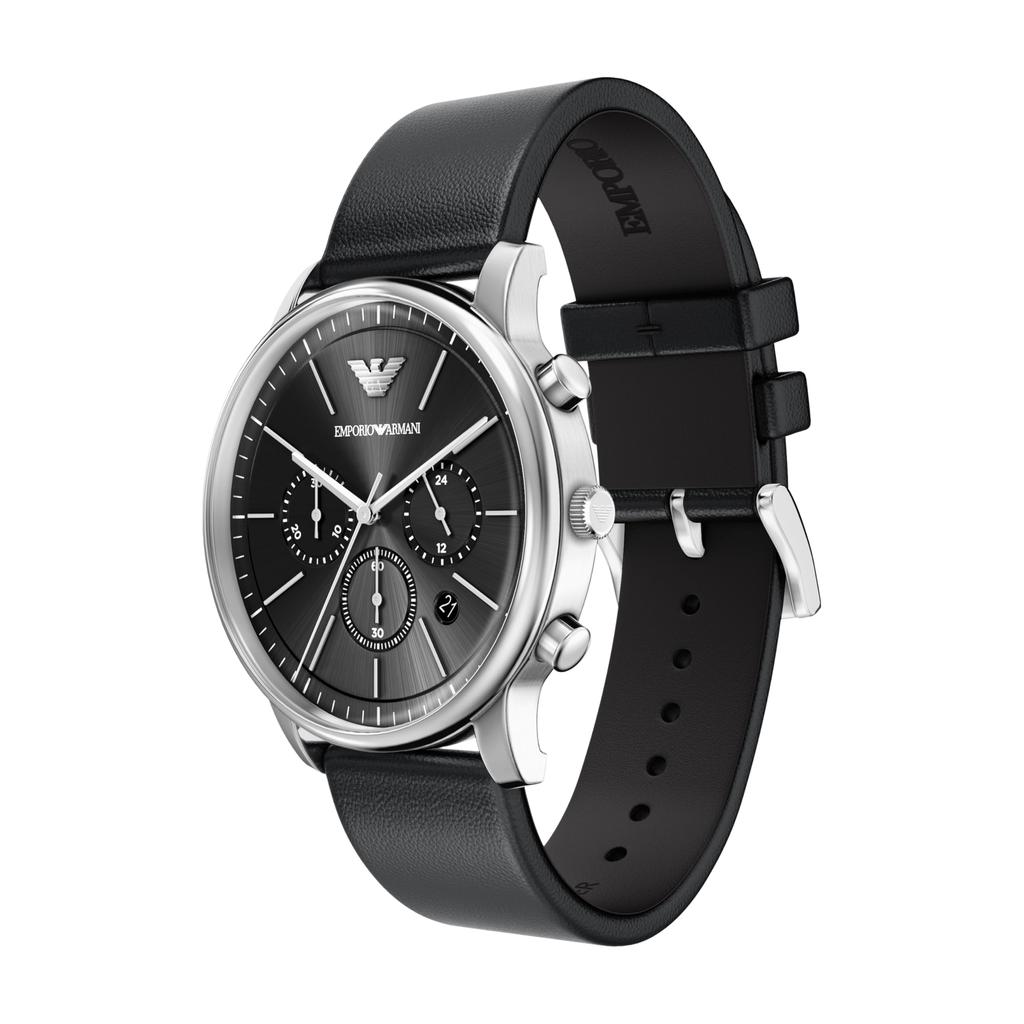 Emporio Armani Men's Analog Leather Watch AR11774