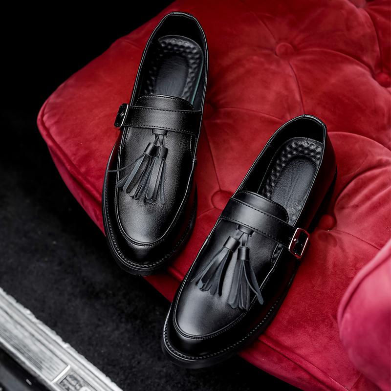 Fashion Fashion Men Business Casual Shoes New Arrival Male Loafers Handmade Slip on Flats Comfy Driving Shoes with Tassel Walking Shoes