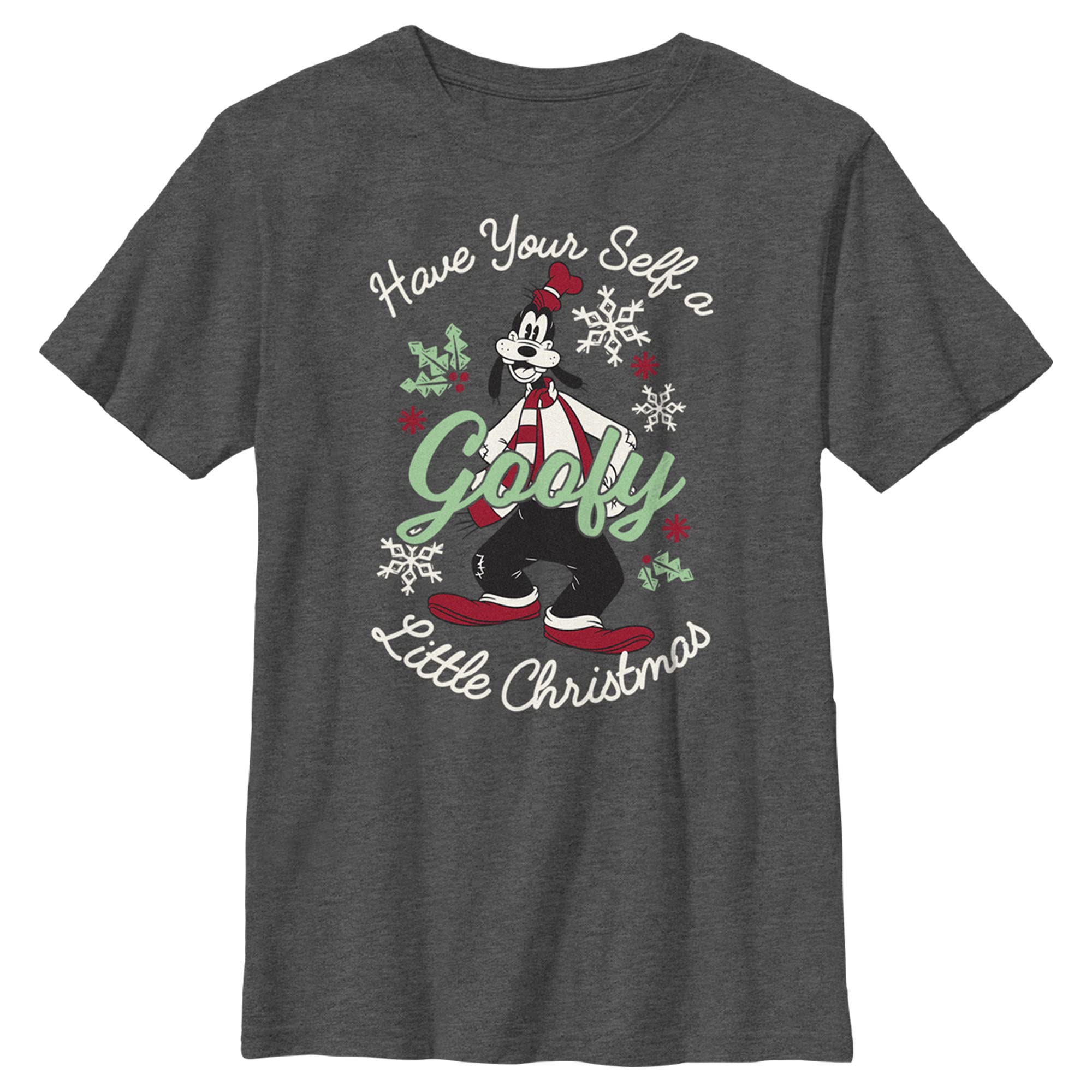 

Mickey Classic Trendy Casual Loose Shortsleeved Top Tshirt Have A Goofy Christmas Boys Tshirt S