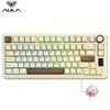 Aula S75 Pro Wireless Mechanical Keyboard 75% Hot Swap RGB Backlit PBT Keycaps 4000mAh LED Screen Knob Gaming Keyboard for PC