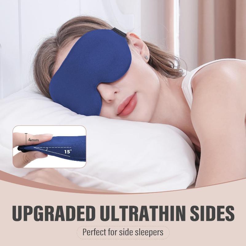 1PCS 3D Sleeping Eye Mask Blindfold for Unisex Soft Tiredness Relief Eye Cover Natural Sleeping Blind Eye Patch Skin Care Tool