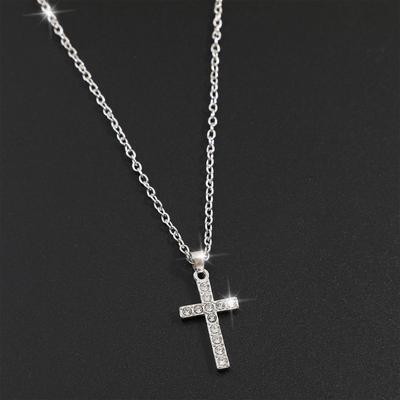 Náhrdelník se čtvercovým zirkonem, personalizovaný přívěsek pro pár v evropském a punkovém stylu, řetízek na klíční kost
