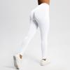 Leggings de Yoga Slim Fit Elásticos de Cintura Alta Comprimento Total Cintura Elástica Design Sem Costura para Fitness e Uso Diário Feminino