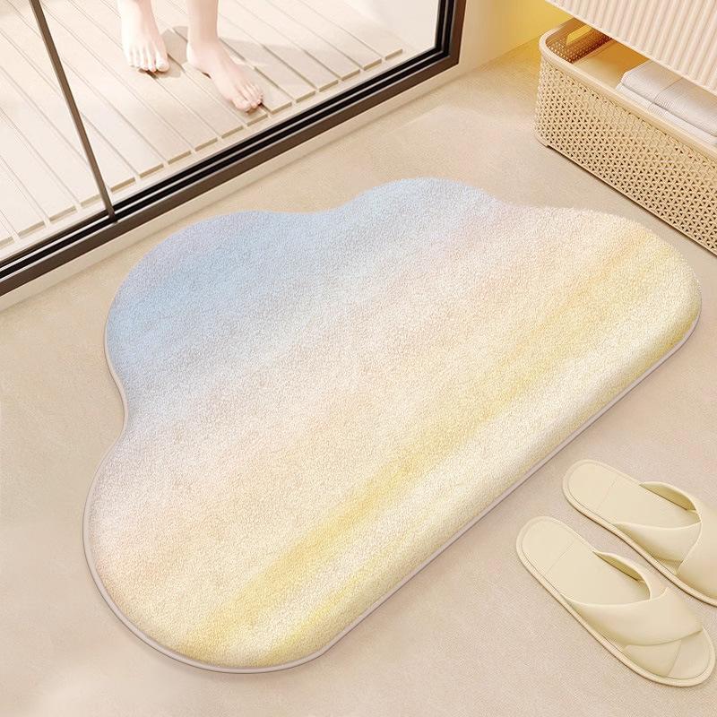 Badezimmer-Fußmatten Eingangs-Fußmatte Faltbare Saugfähige und Rutschfeste Matten