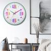 12 Inch Simple and Fashionable Wall Clock Silent Non-Ticking Decorative Clock for Office Bedroom Kitchen Living Room Decor