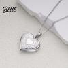 Photo Storage Necklace Heart Locket Pendant Frame Promise Love Keepsake