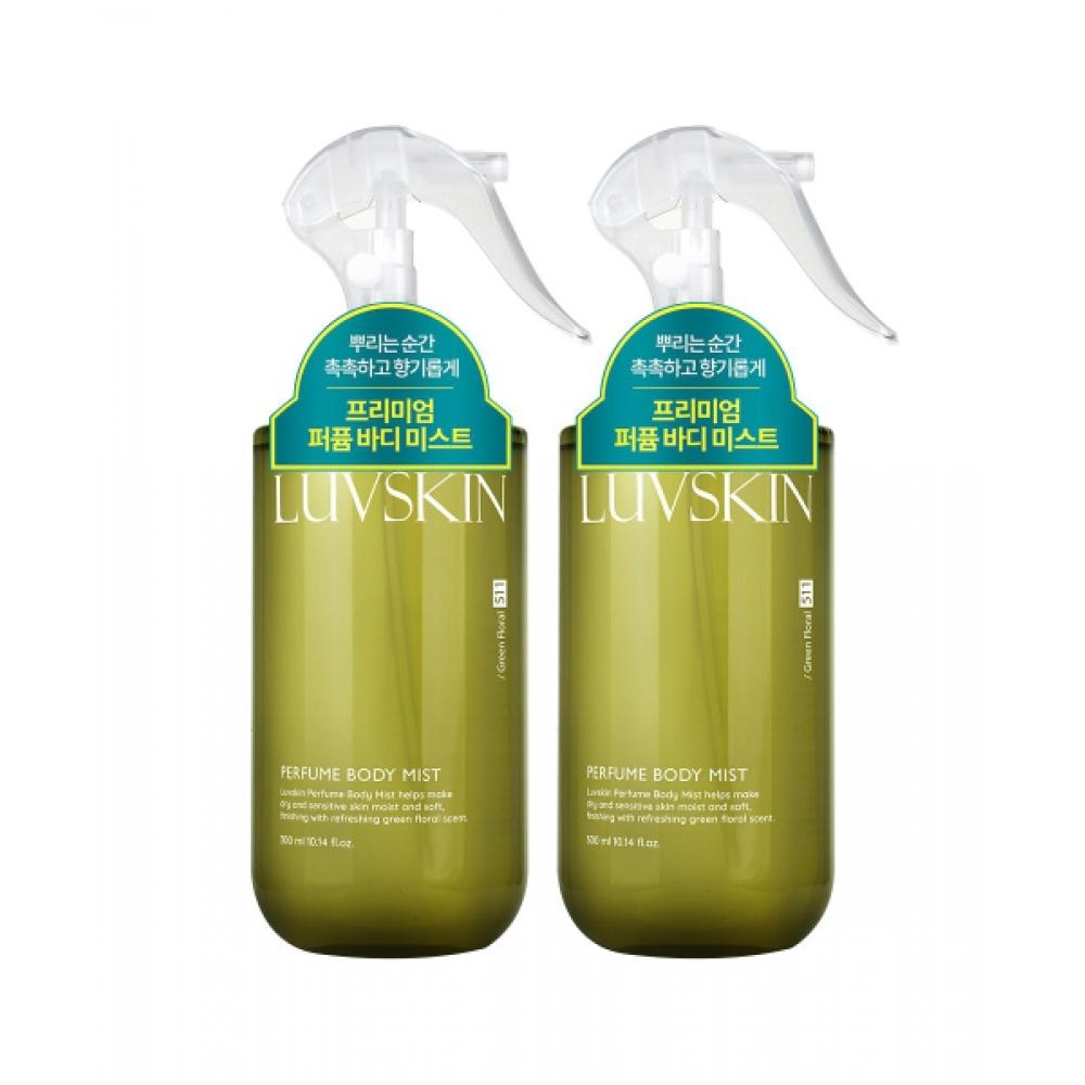 

Luvskin Perfume Body Mist Green Floral Fragrance 300ml X 2 NONE