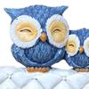 Owl Statue Decor Animal Small Figurines for Home Decor, Office Desk Ornament, Book Shelf Decoration,
