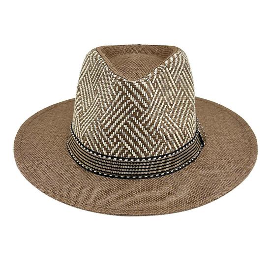 Yousheng Summer Jazz Hat, Lightweight Breathable Mesh Design Sun Protection Hat, Outdoor Travel Picnic Concert Hat