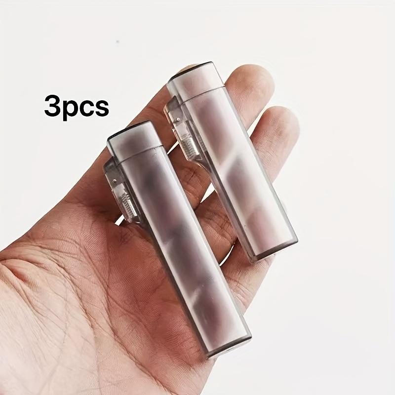 

3pcs/6pcs Portable Clear Plastic Toothpick Box Compact and Durable Design Suitable for Travel, Kitchen and Restaurant Use 3PCS сірий