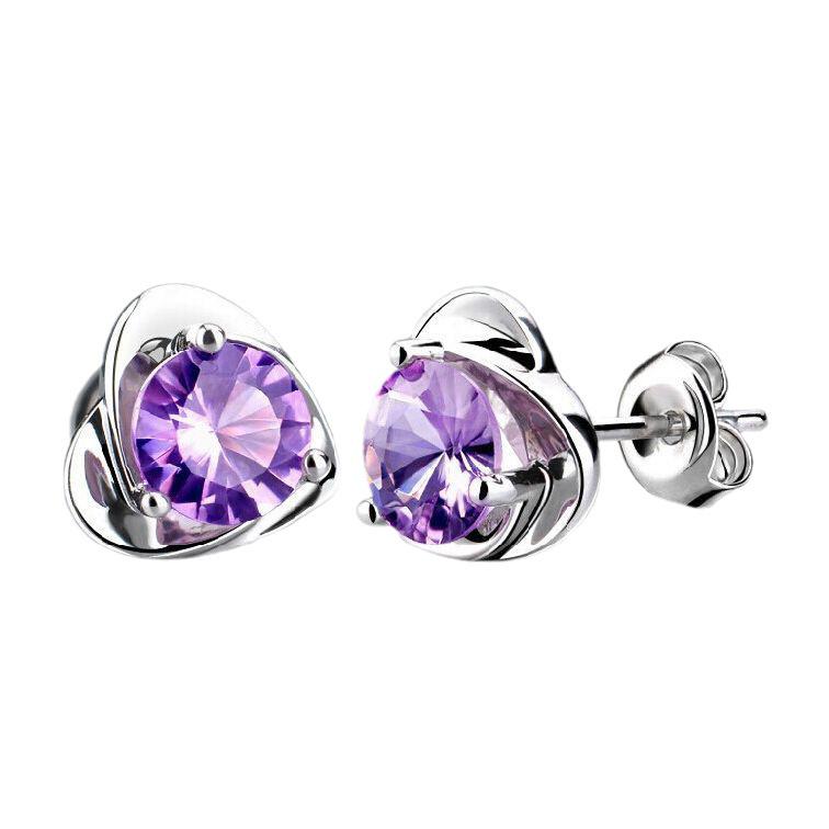 Lively Heart 925 Sterling Silver Korean Retro Fashion Earrings
