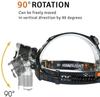D2 Rechargeable Headlamps Wearable LED Headlight Flashlight Adult Waterproof Outdoor LED Camping Headlamp Head Flashlight Hiking