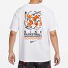 Nike T Shirts Men's White Crew Neck Moderate Straight Fit FQ0355-100