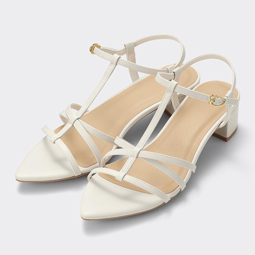 

Босоножки на каблуке с узкими ремешками GU by Uniqlo